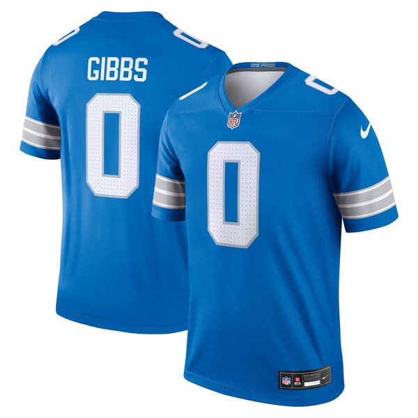 Jahmyr Gibbs Detroit Lions Nike Team Legend Jersey - Blue/Black