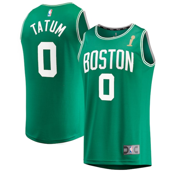 Jayson Tatum Boston Celtics  2024 NBA Finals Champions Fast Break Replica Player Jersey - Kelly Green - Icon Edition
