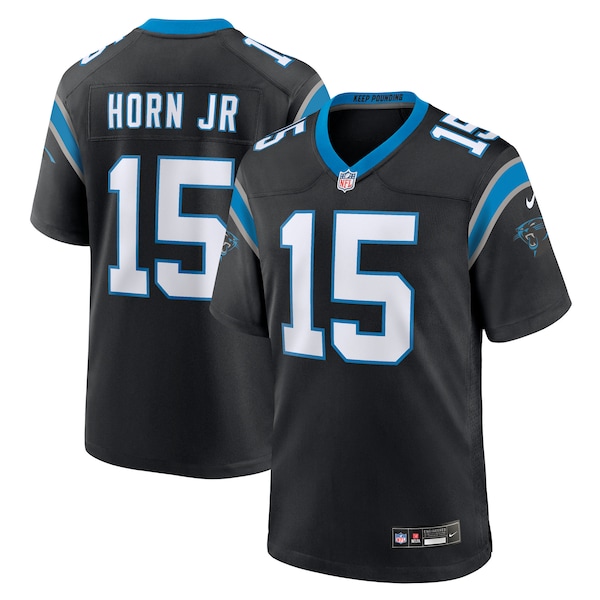 Jimmy Horn Jr Carolina Panthers Nike Team Game Jersey -  Black