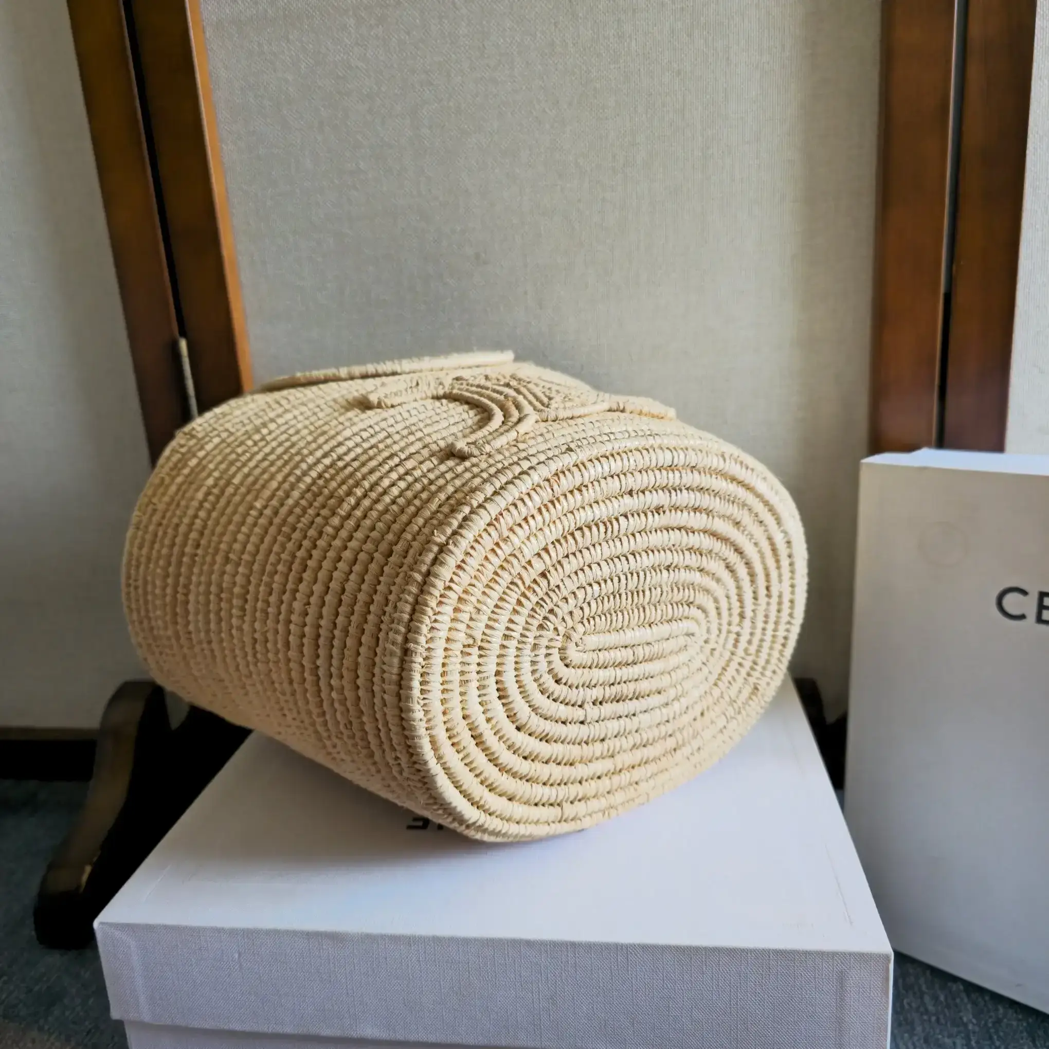 Celine Straw Woven Tote Bag product photo from LabelPicks