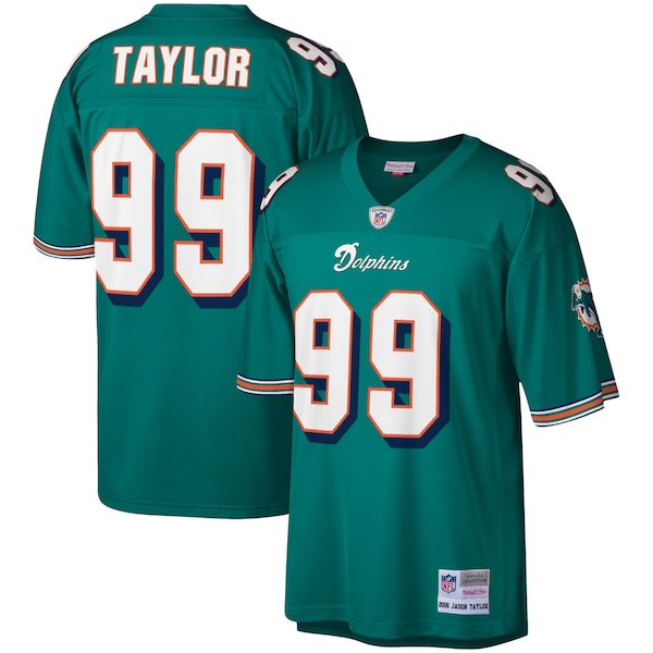 Jason Taylor Miami Dolphins Legacy Replica Jersey - Aqua