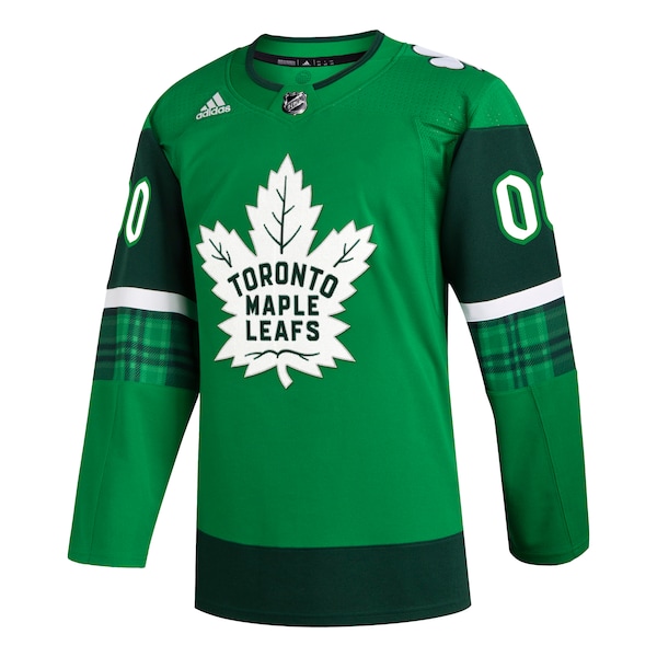 Toronto Maple Leafs adidas St. Patrick's Day Authentic Custom Jersey - Kelly Green