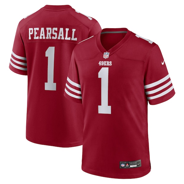 Ricky Pearsall San Francisco 49ers Nike Team Game Jersey -  Scarlet