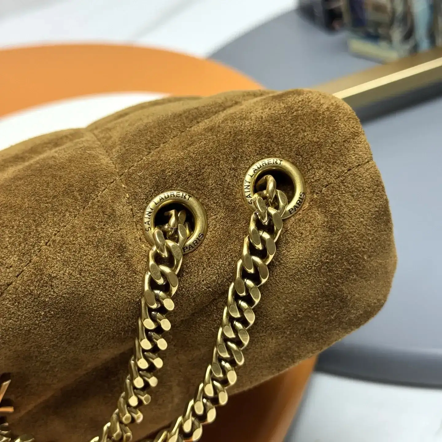 Saint Laurent Brown Loulou Quilted Leather Shoulder Bag product photo from LabelPicks