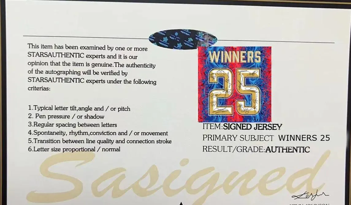 Crystal Palace Team SIGNED 24/25 FA Cup Winners Shirt Jersey - COA - 2025