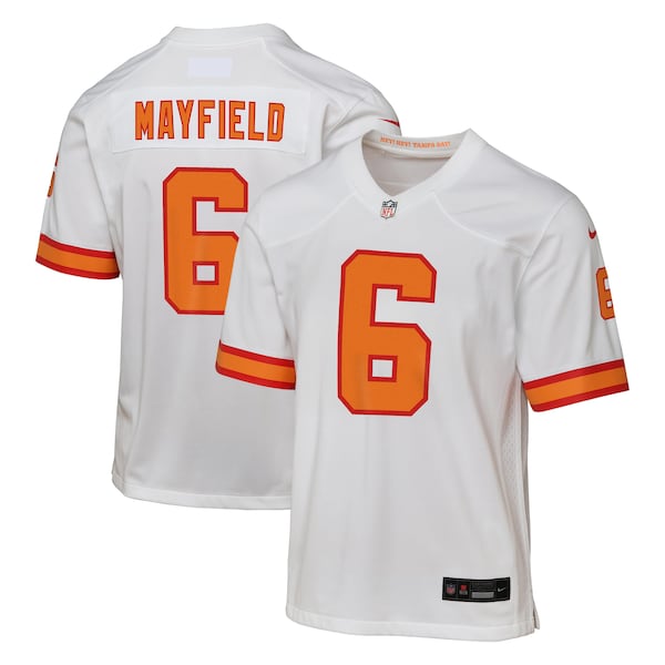Baker Mayfield '76 Tampa Bay Buccaneers Youth  Game Jersey - White