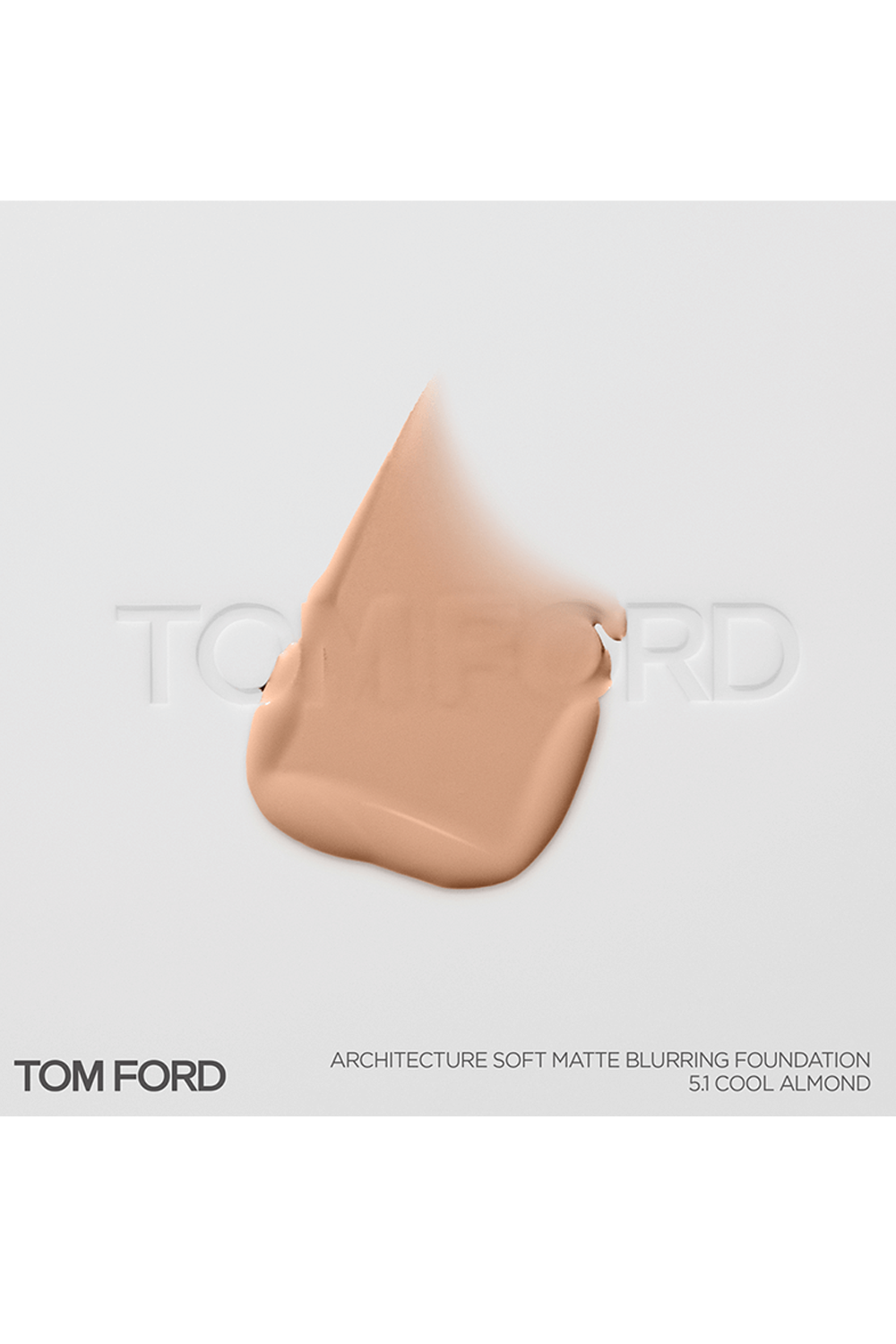 TOM FORD BEAUTY ARCHITECTURE SOFT MATTE BLURRING FOUNDATION 5.1 COOL ALMOND