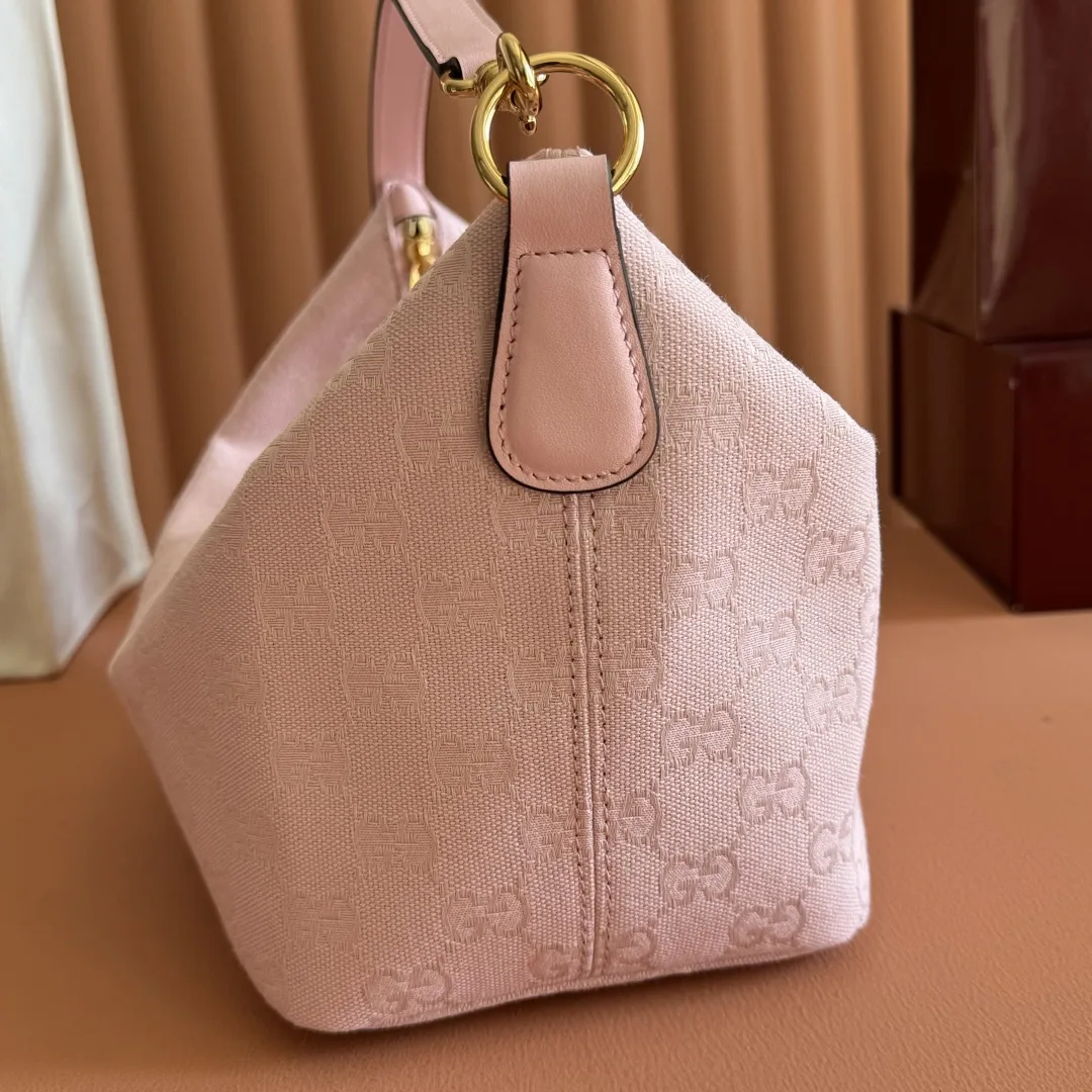 Gucci Pink GG Supreme Canvas Shoulder Bag product photo from LabelPicks