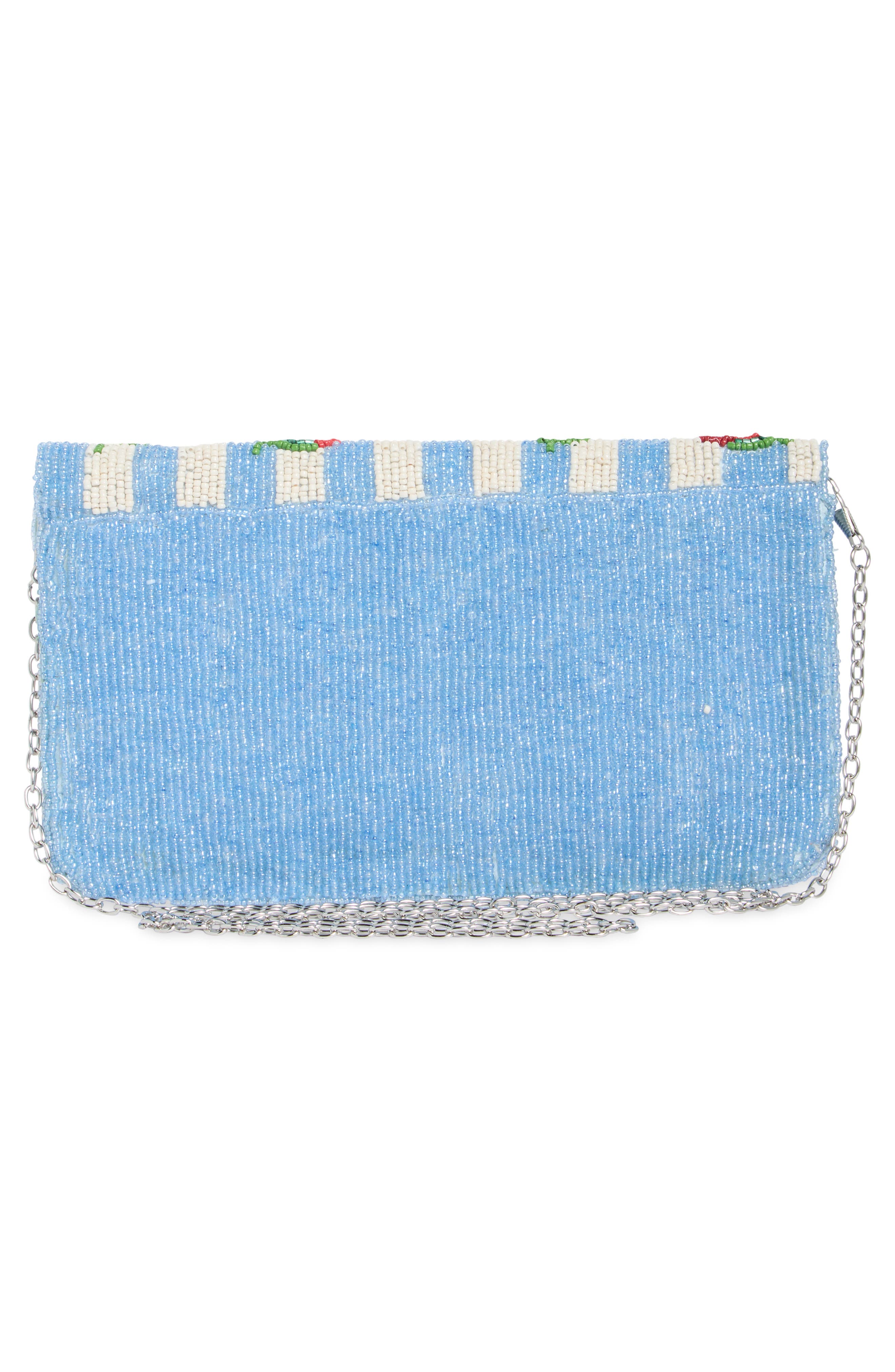 Collection XIIX Beaded Strawberry Envelope Clutch