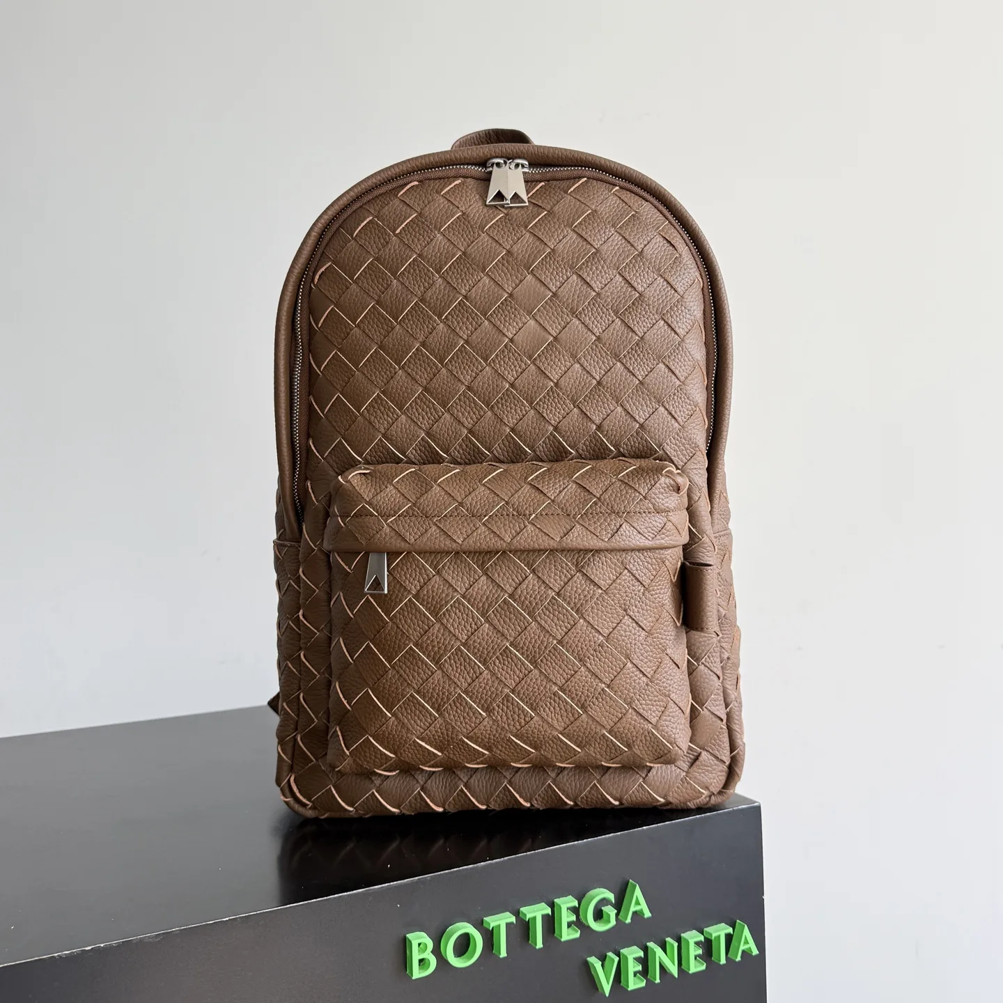 Bottega Veneta Intrecciato Woven Leather Backpack product photo from LabelPicks