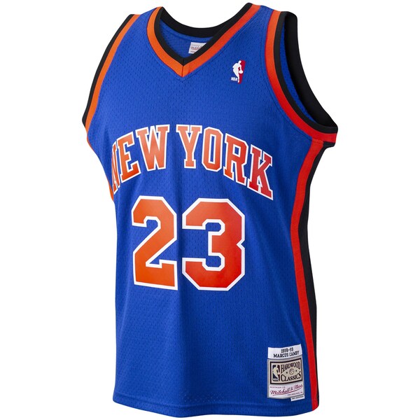 Marcus Camby New York Knicks 1998/99 Hardwood Classics Swingman Jersey - Blue