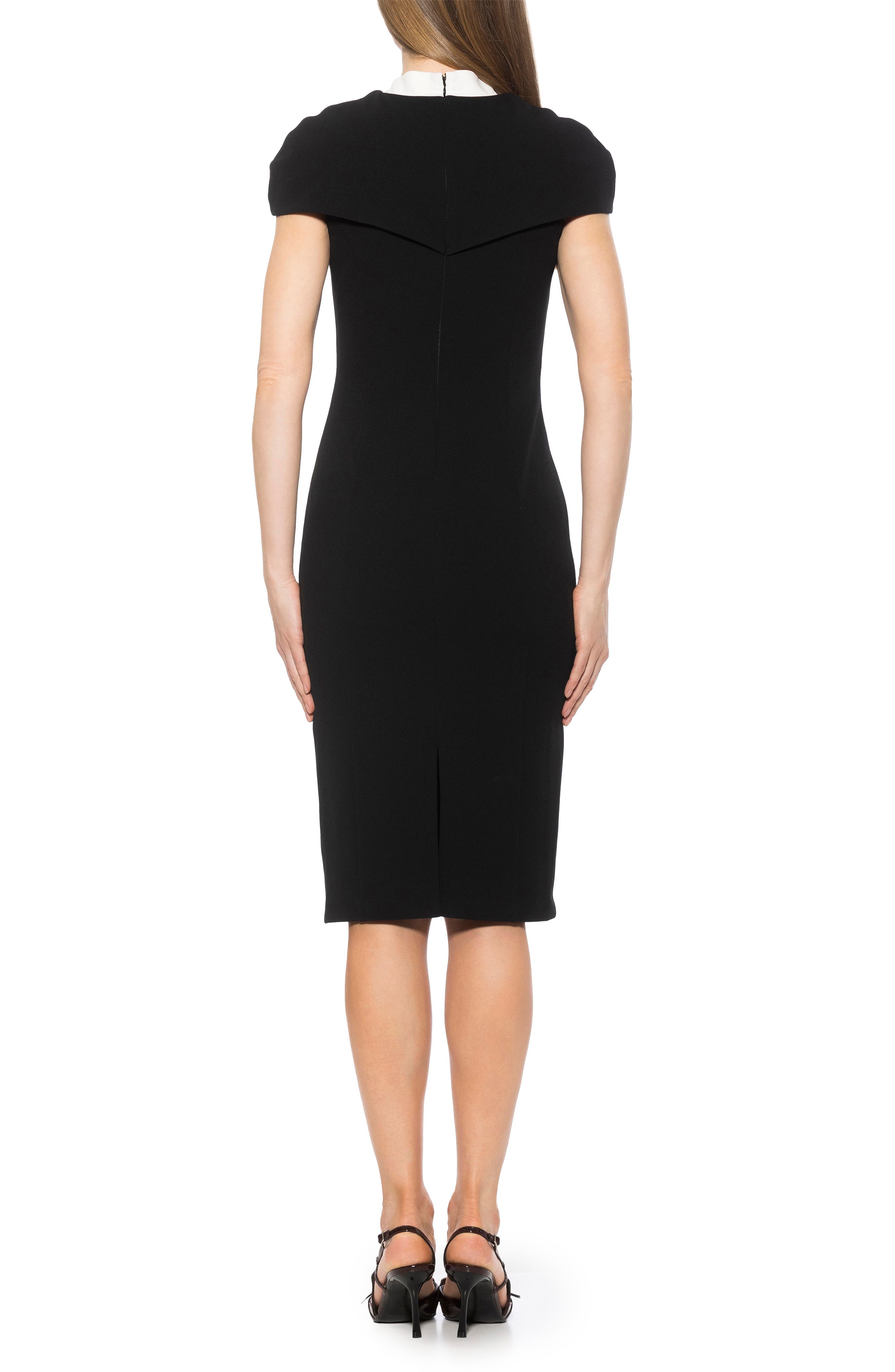 Alexia Admor Tati Cape Sheath Dress