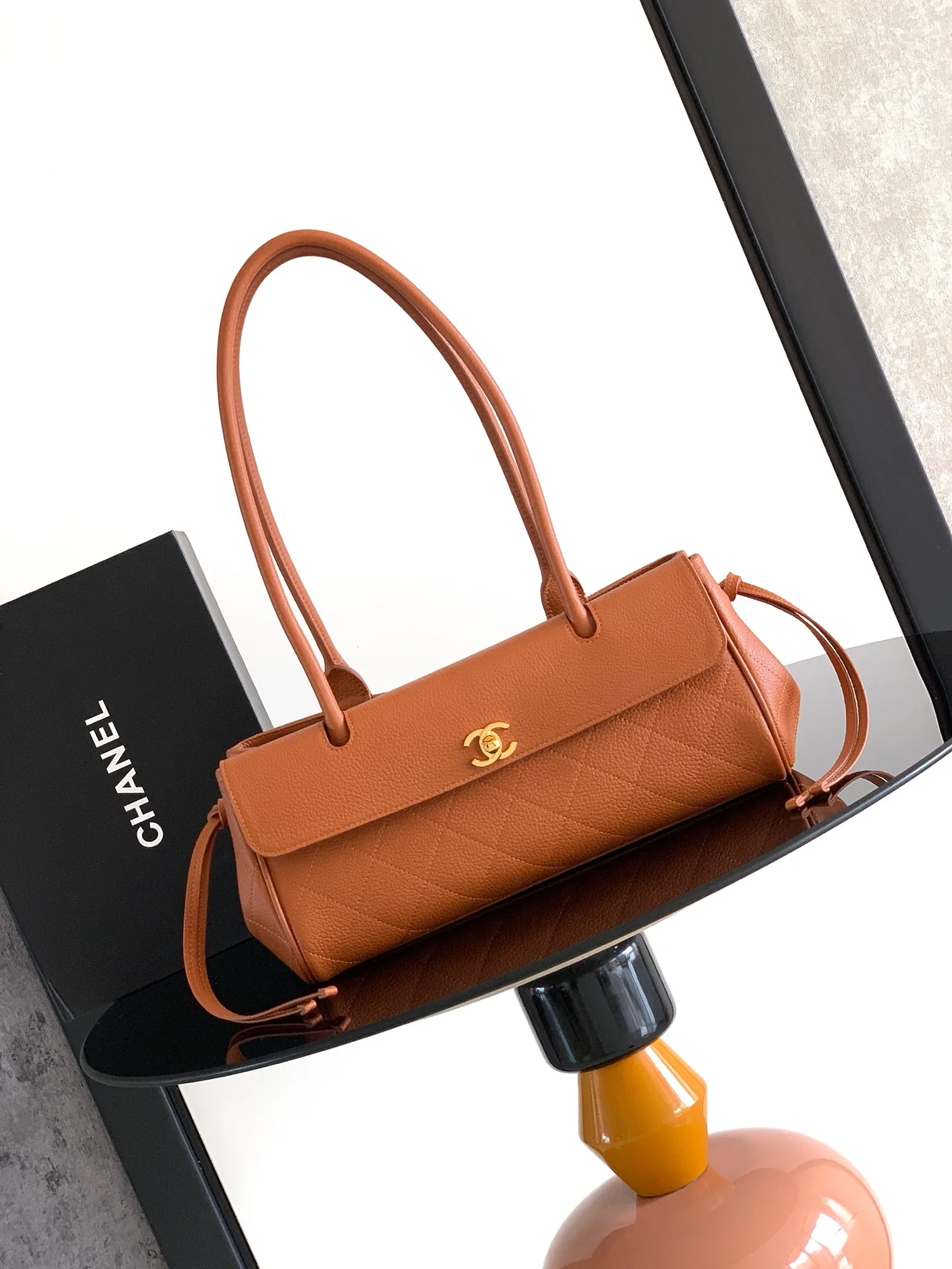Chanel Quilted Leather Top Handle Bag product photo from LabelPicks