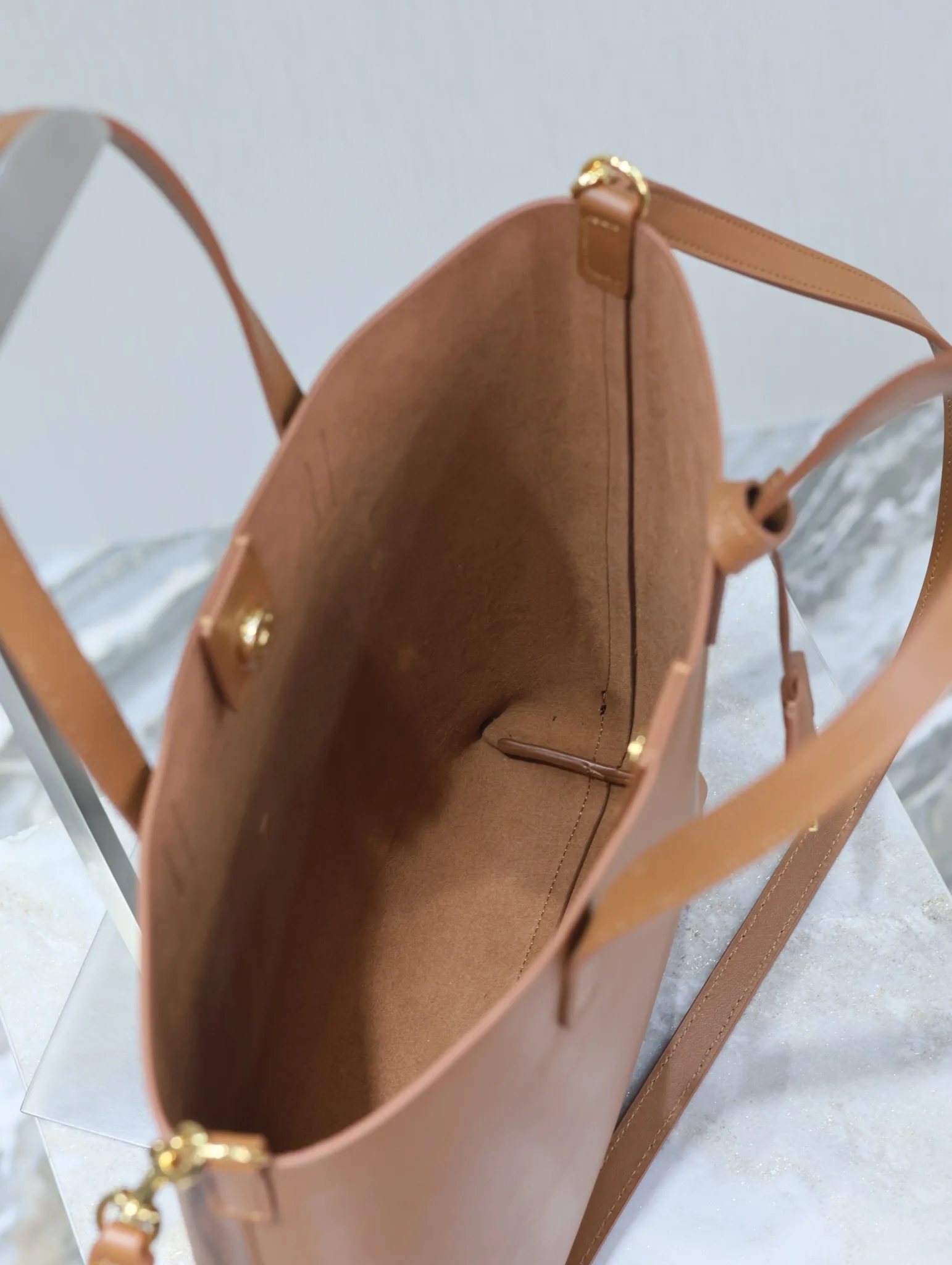 Saint Laurent Brown Tote Bag product photo from LabelPicks