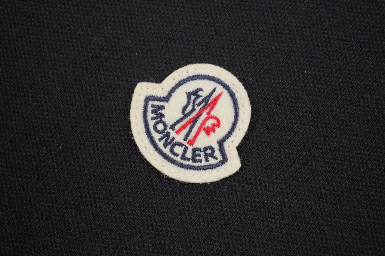 Moncler Black Mini Badge Polo Shirt product photo from LabelPicks