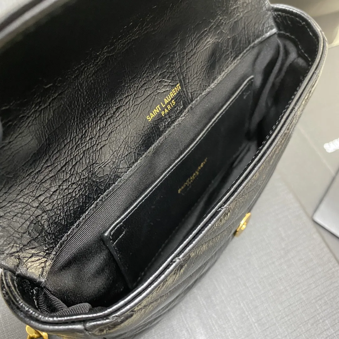 Saint Laurent Black College Shoulder Bag product photo from LabelPicks