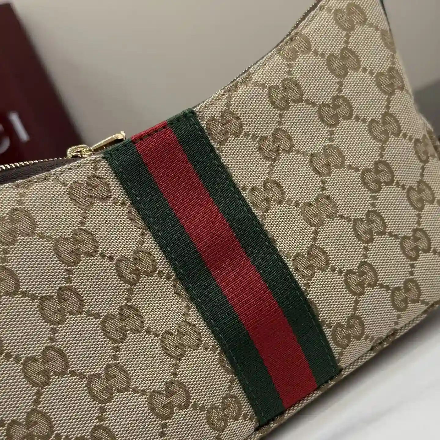 Gucci Brown Quilted Leather Crossbody Bag product photo from LabelPicks
