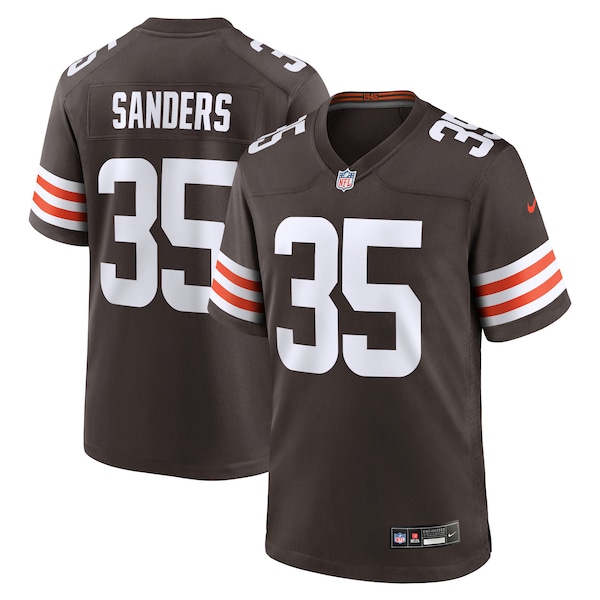 Raheim Sanders Cleveland Browns Nike Team Game Jersey -  Brown
