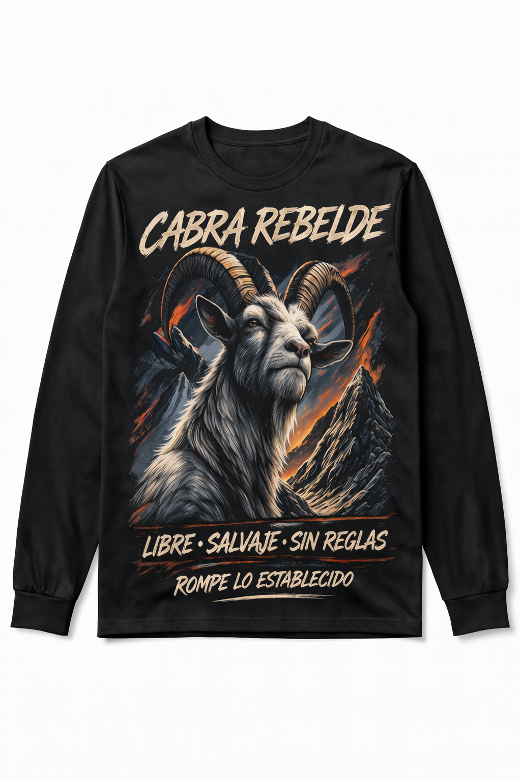 Remera Cabra Salvaje – Fuerza y Libertad