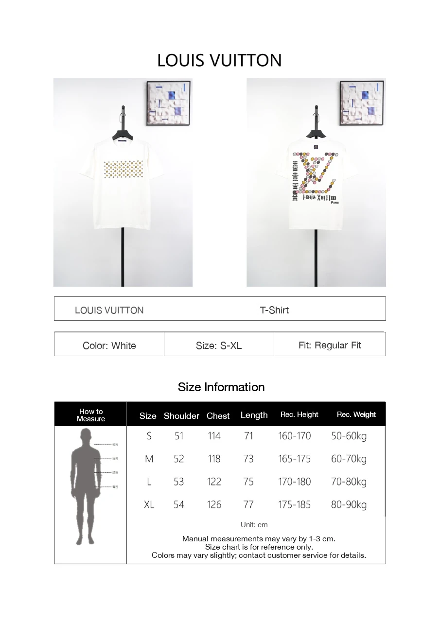 Louis Vuitton White Smiley Damier Print T-Shirt product photo from LabelPicks