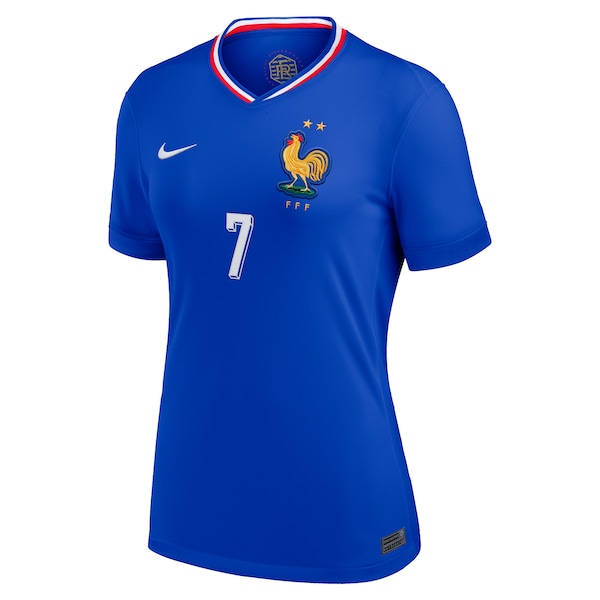 Antoine Griezmann France National Team Nike Women's 2024 Home Replica Jersey - Blue