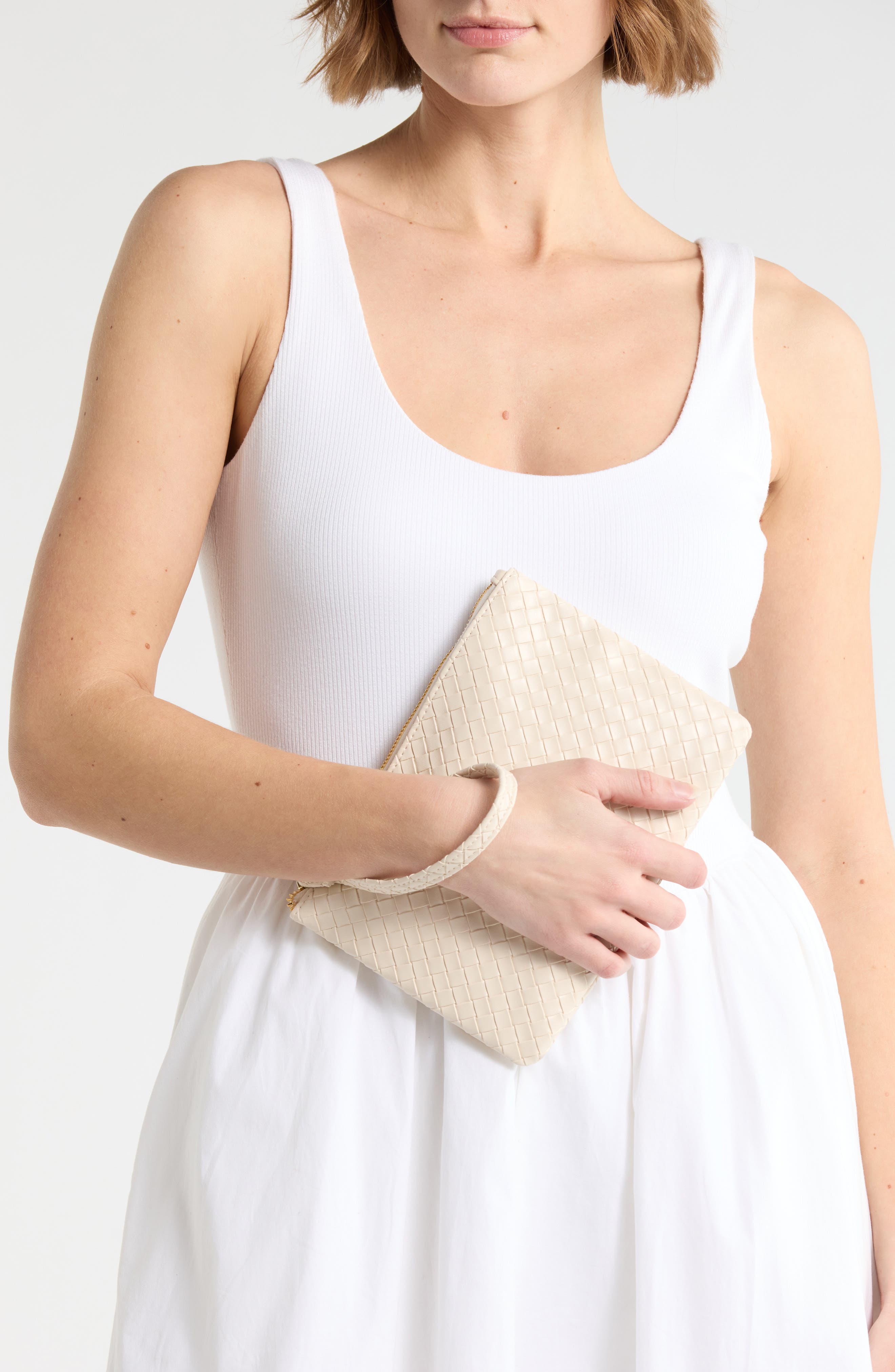 MUNDI SMALL LEATHER GOODS Woven Wristlet