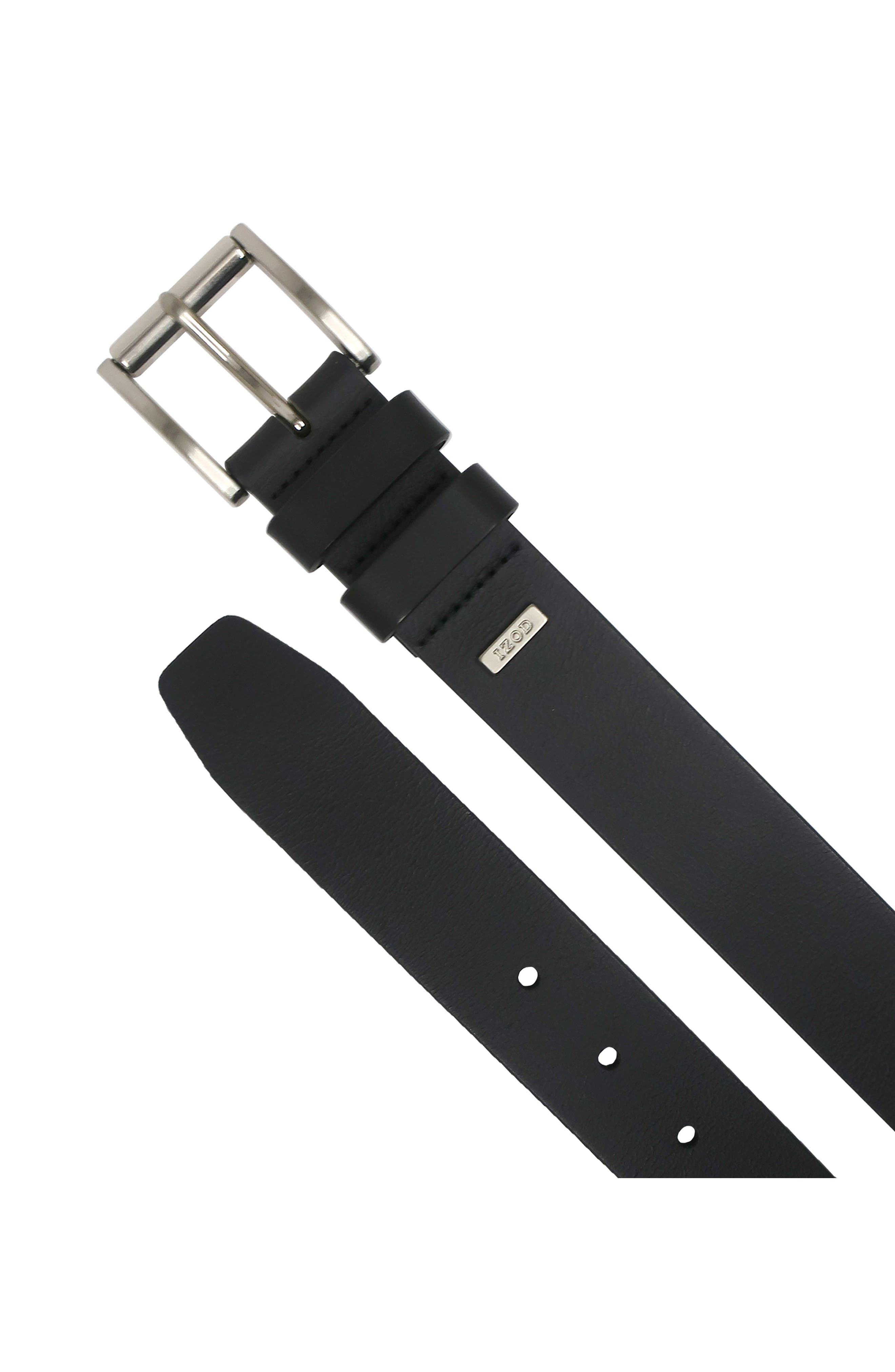 IZOD Cens Double Keeper Leather Belt
