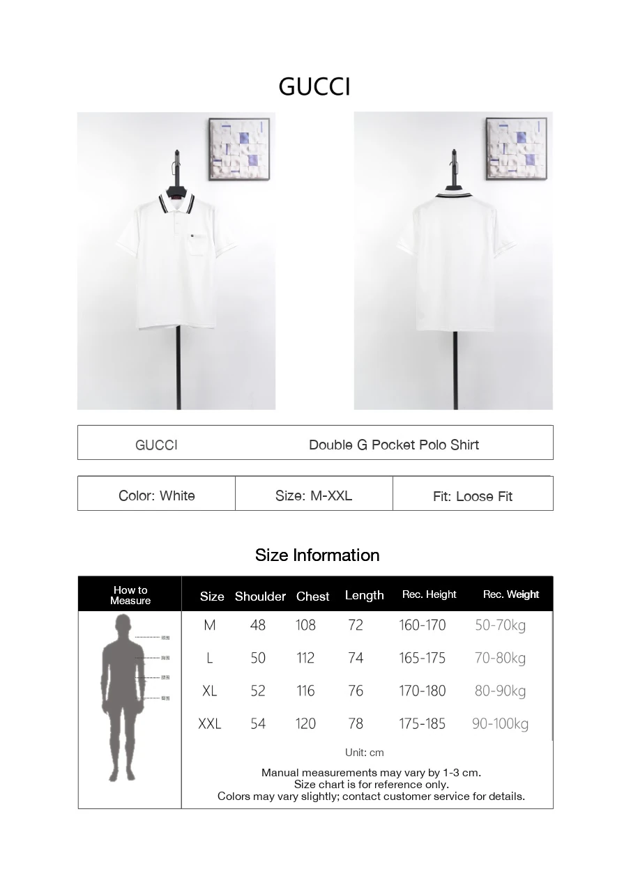 GUCCI White Mini GG Pocket Polo Shirt product photo from LabelPicks