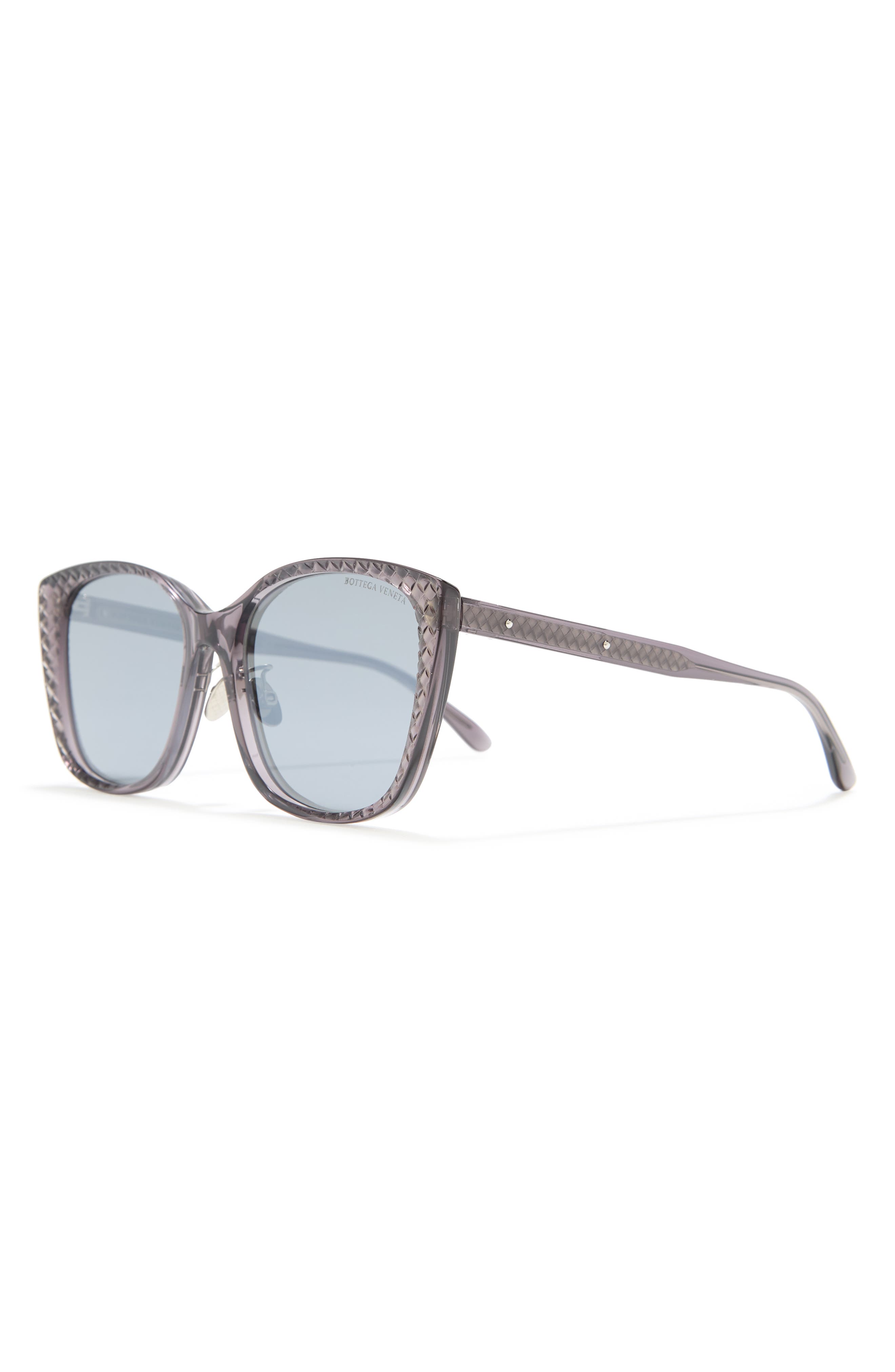 Bottega Veneta 56mm Square Sunglasses