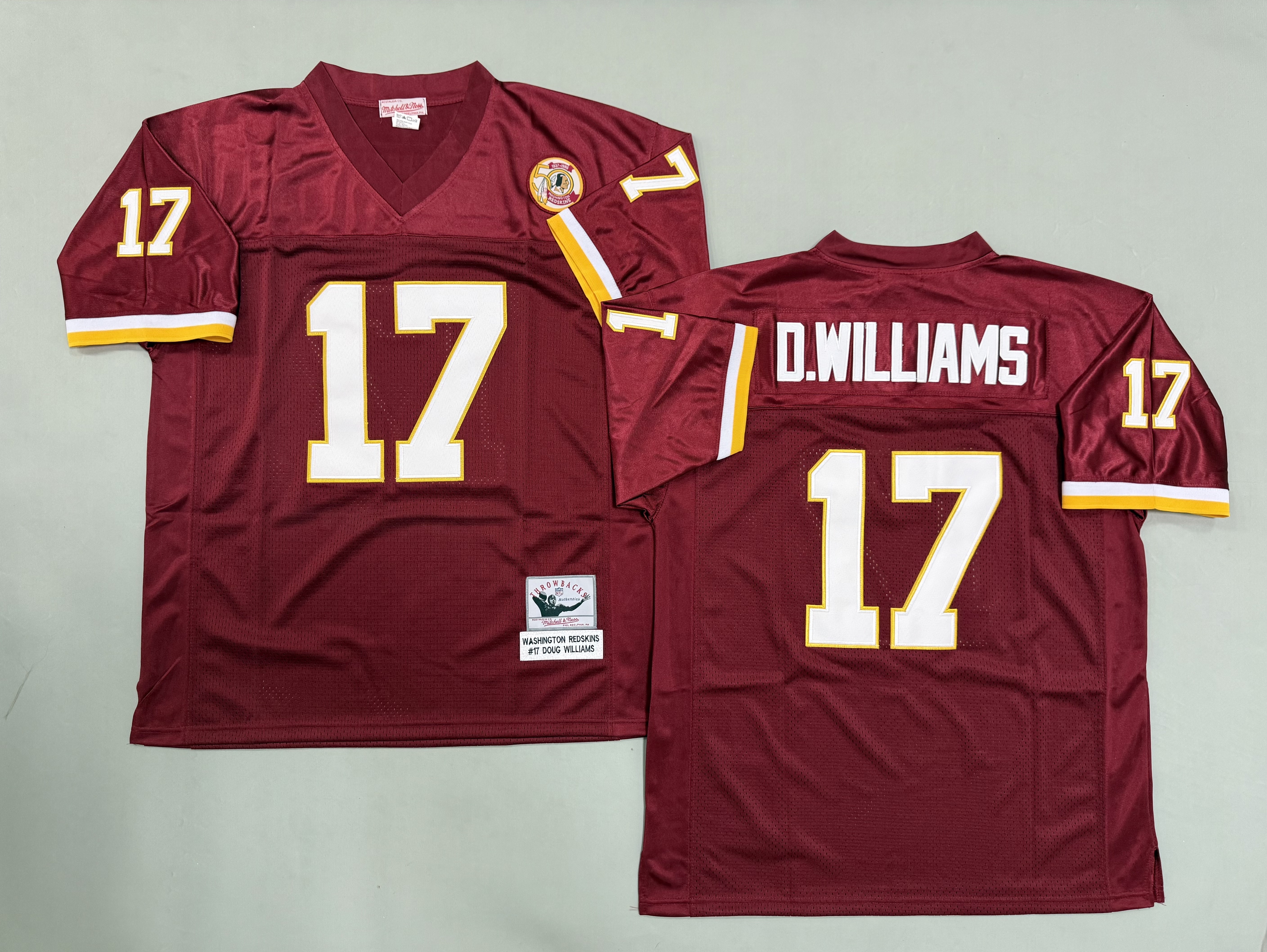 Doug Williams Washington Redskins Authentic Throwback Retired Player Jersey