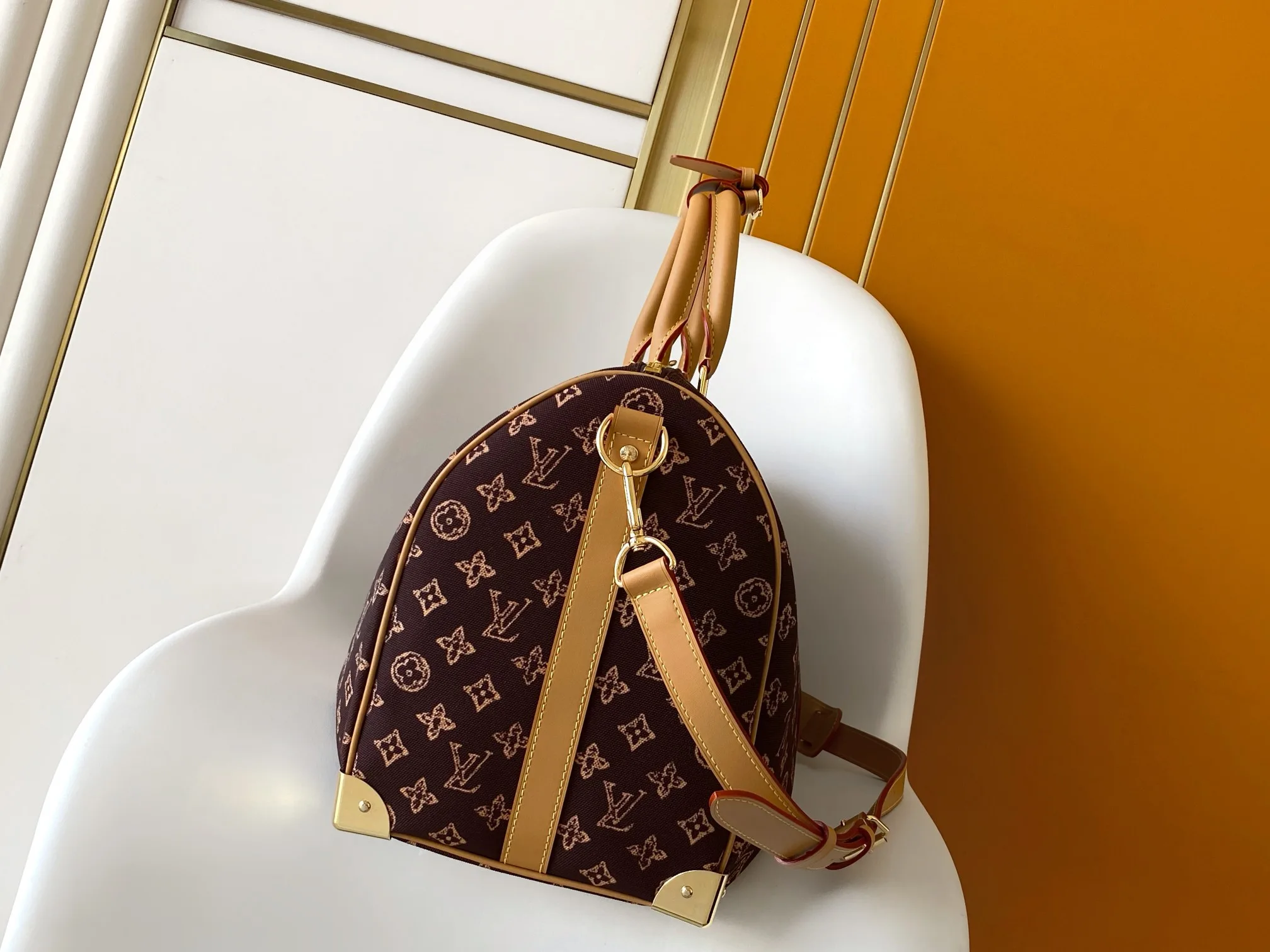 Louis Vuitton Gold Monogram Canvas Tote Bag product photo from LabelPicks