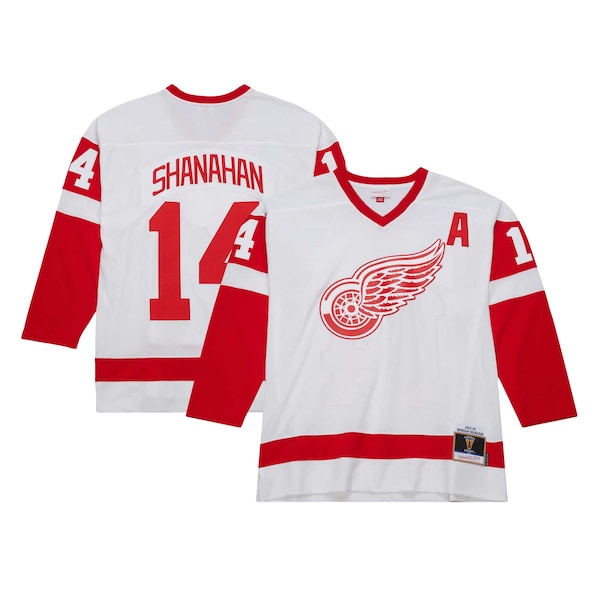 Brendan Shanahan Detroit Red Wings  2001/02 Alternate Captain Blue Line Player Jersey - White