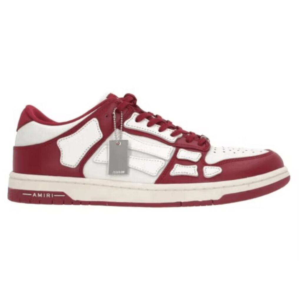 AMIRI Skel Top Low Red White