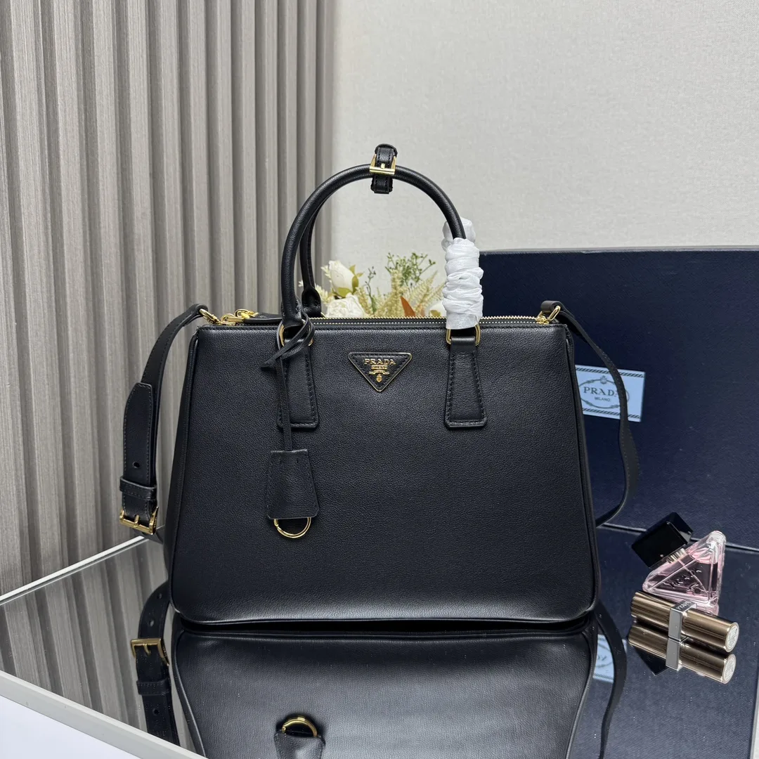 Prada Grained Leather Top Handle Bag product photo from LabelPicks