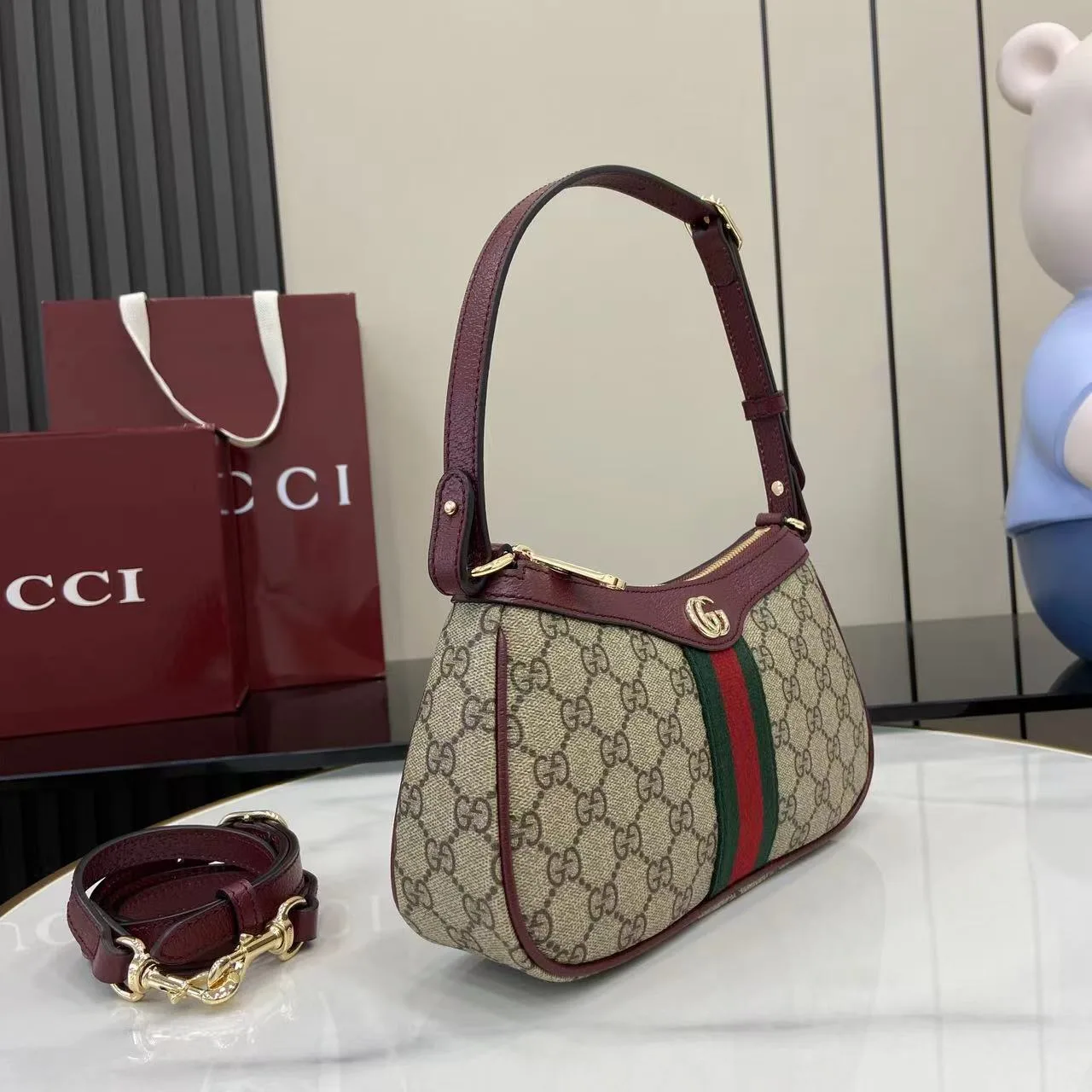 Gucci Brown Ophidia Shoulder Bag product photo from LabelPicks
