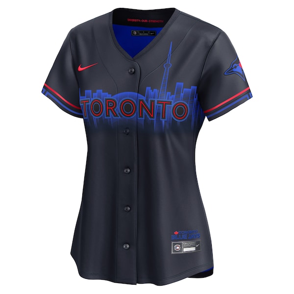 Toronto Blue Jays Nike Women's 2024 City Connect Limited Jersey - Navy
