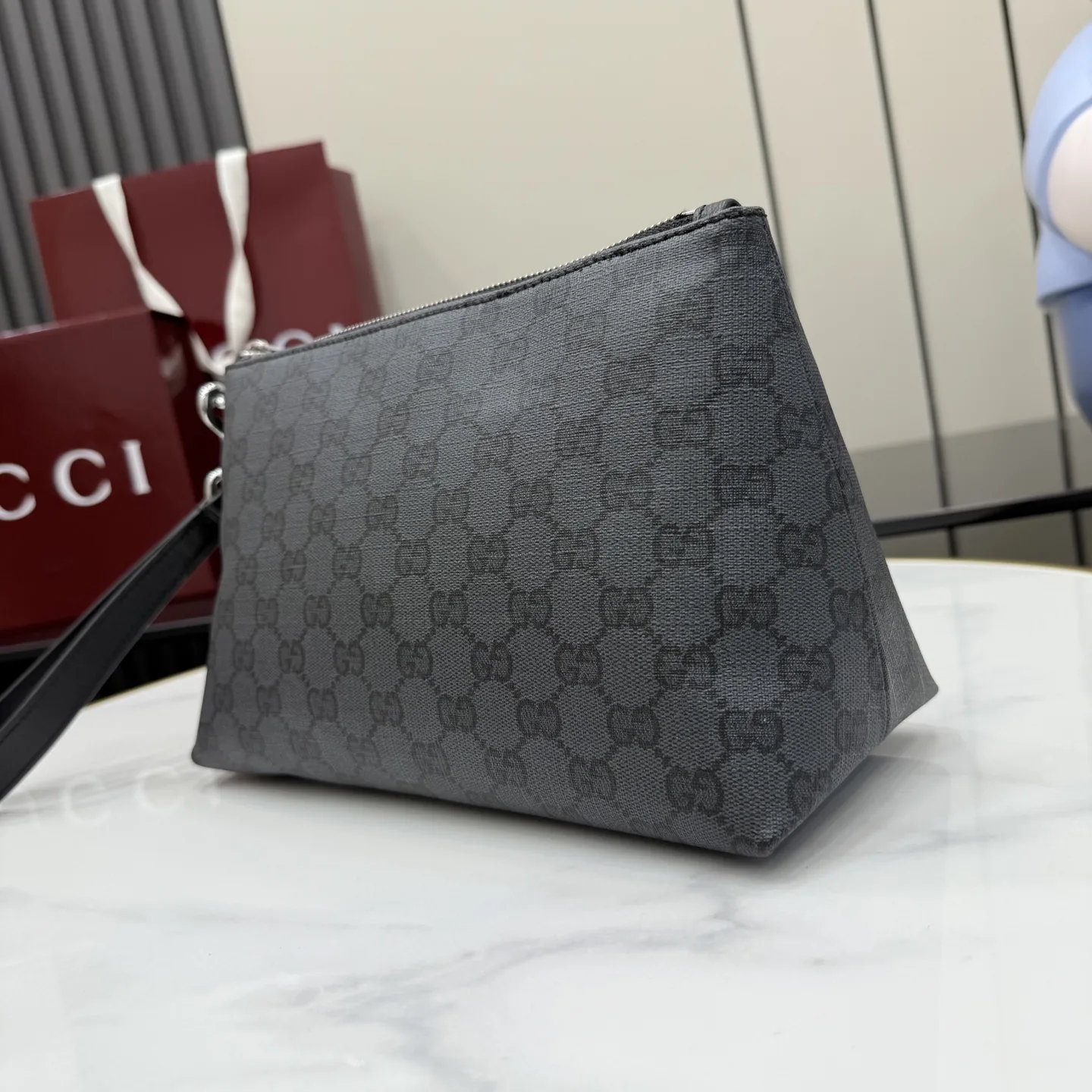 Gucci Black Generation Canvas and Leather Clutch product photo from LabelPicks