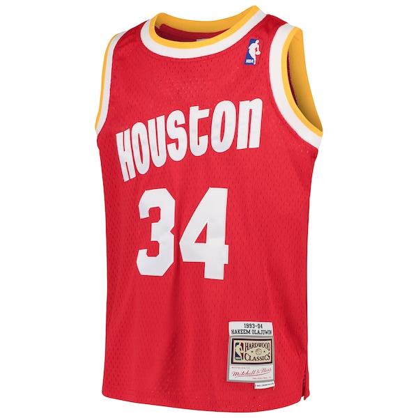 Hakeem Olajuwon Houston Rockets Youth Swingman Throwback Jersey - Red