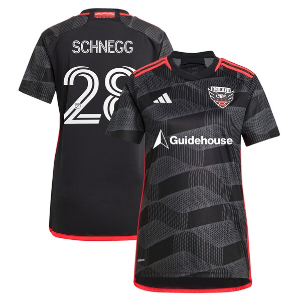 David Schnegg D.C. United adidas Women's 2024 The Icon Kit Replica Player Jersey - Black