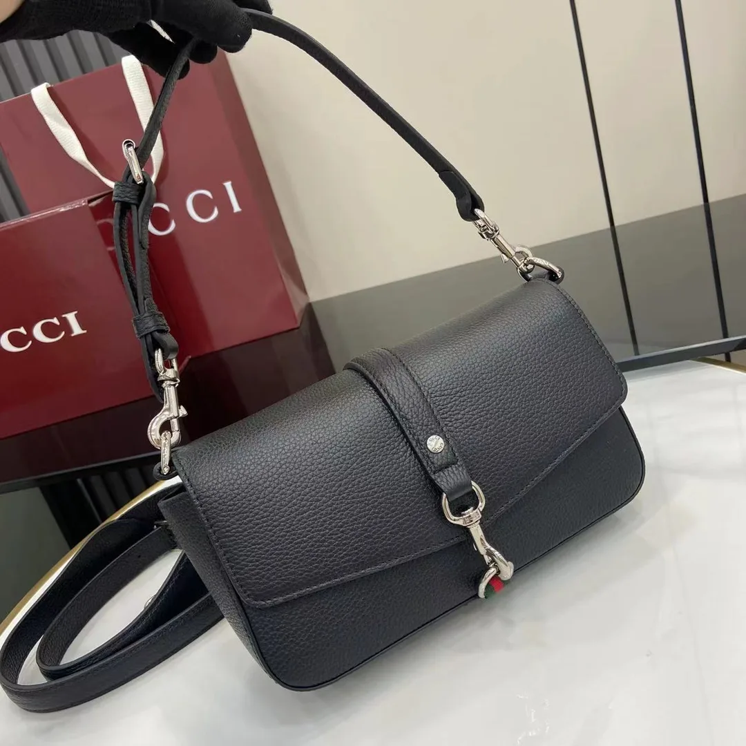 Gucci Grained Leather Crossbody Bag product photo from LabelPicks
