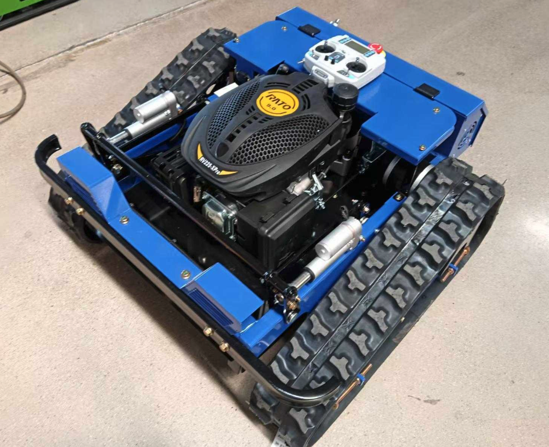 Grass Lawn Mower Remote Controlled Robot 9HP Bush Fuel Engined Power Brand New - GreshamTech