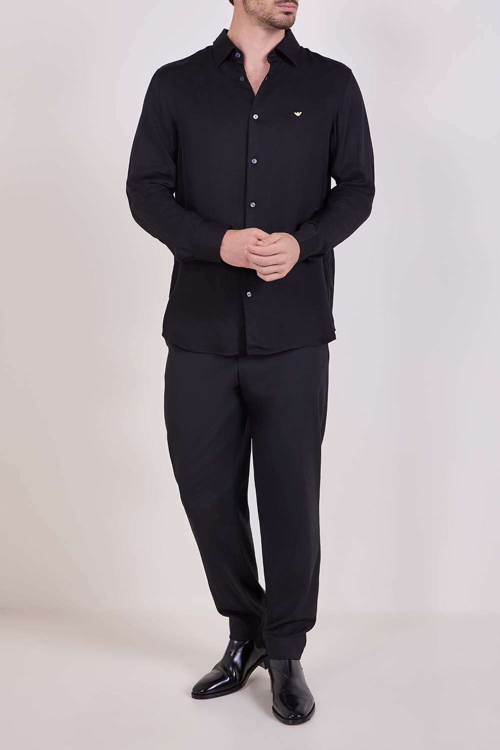 EMPORIO ARMANI חולצה מכופתרת