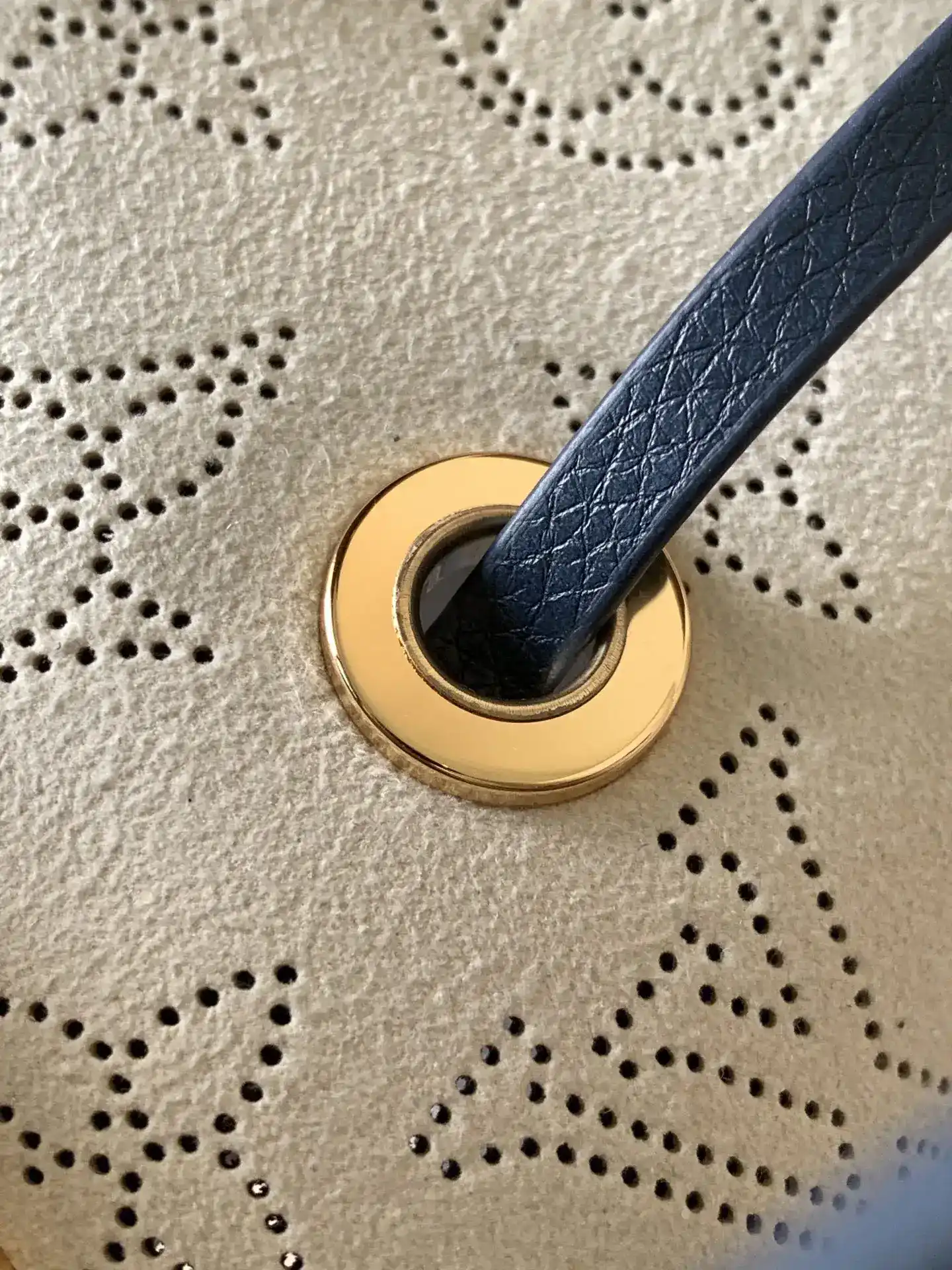 Louis Vuitton Navy Calfskin Bucket Bag product photo from LabelPicks