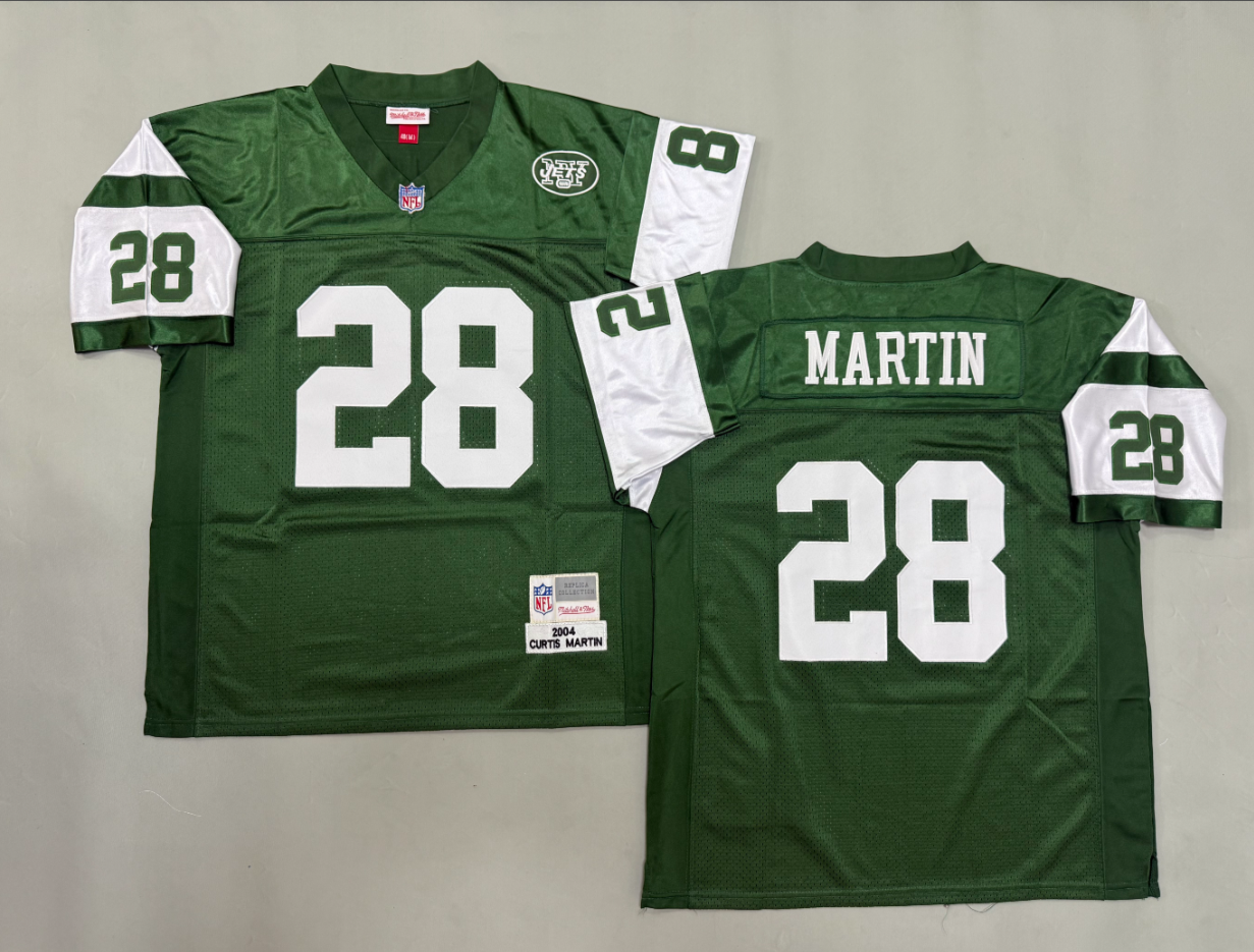 Curtis Martin New York Jets Authentic Throwback Retired Player Jersey