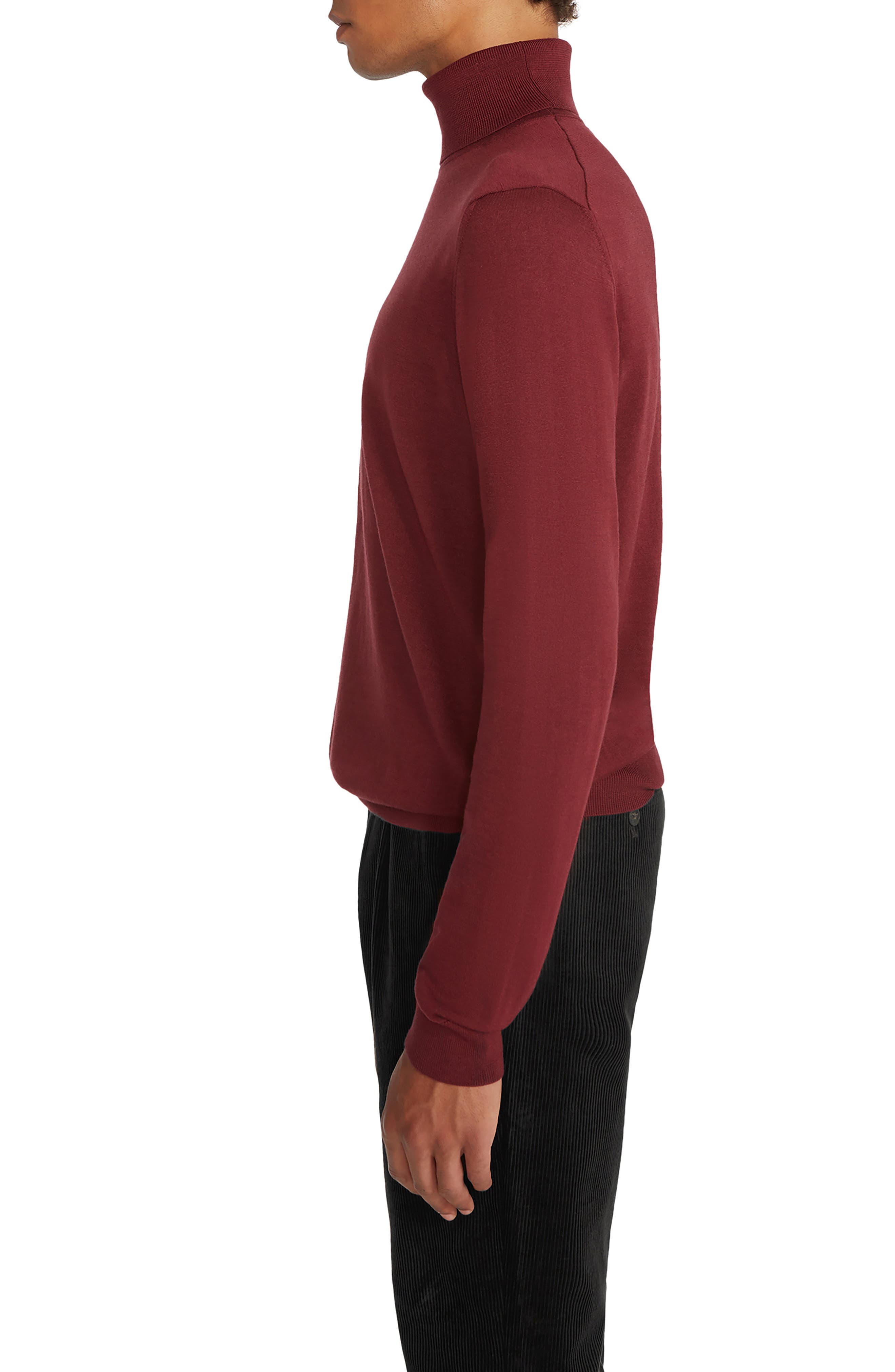 Jack Victor Wool, Silk & Cashmere Turtleneck Sweater