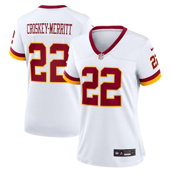 Jacory Croskey-Merritt Washington Commanders Nike Women's Game Super Bowl Era Jersey - White