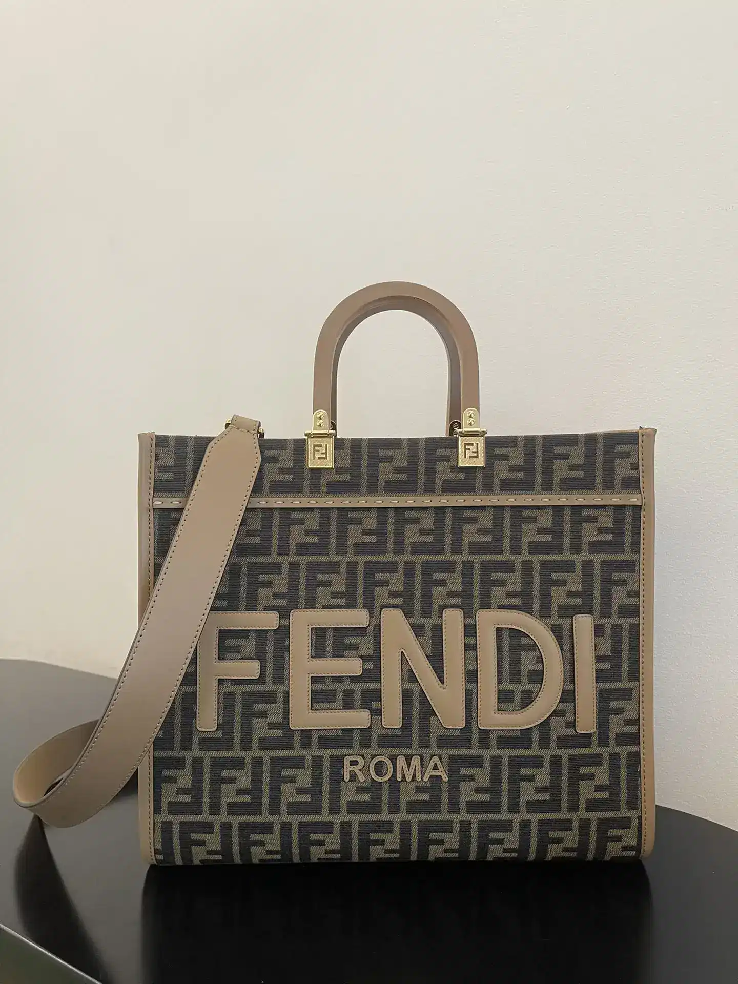 Fendi Monogram Canvas Tote Bag product photo from LabelPicks