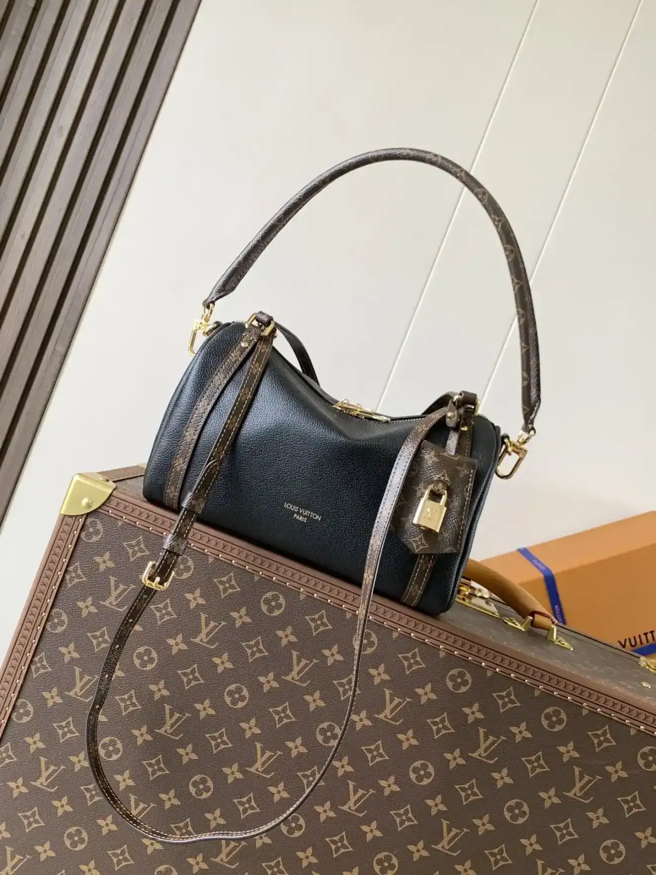 Louis Vuitton Black Keepall Monogram Canvas Top Handle Bag product photo from LabelPicks