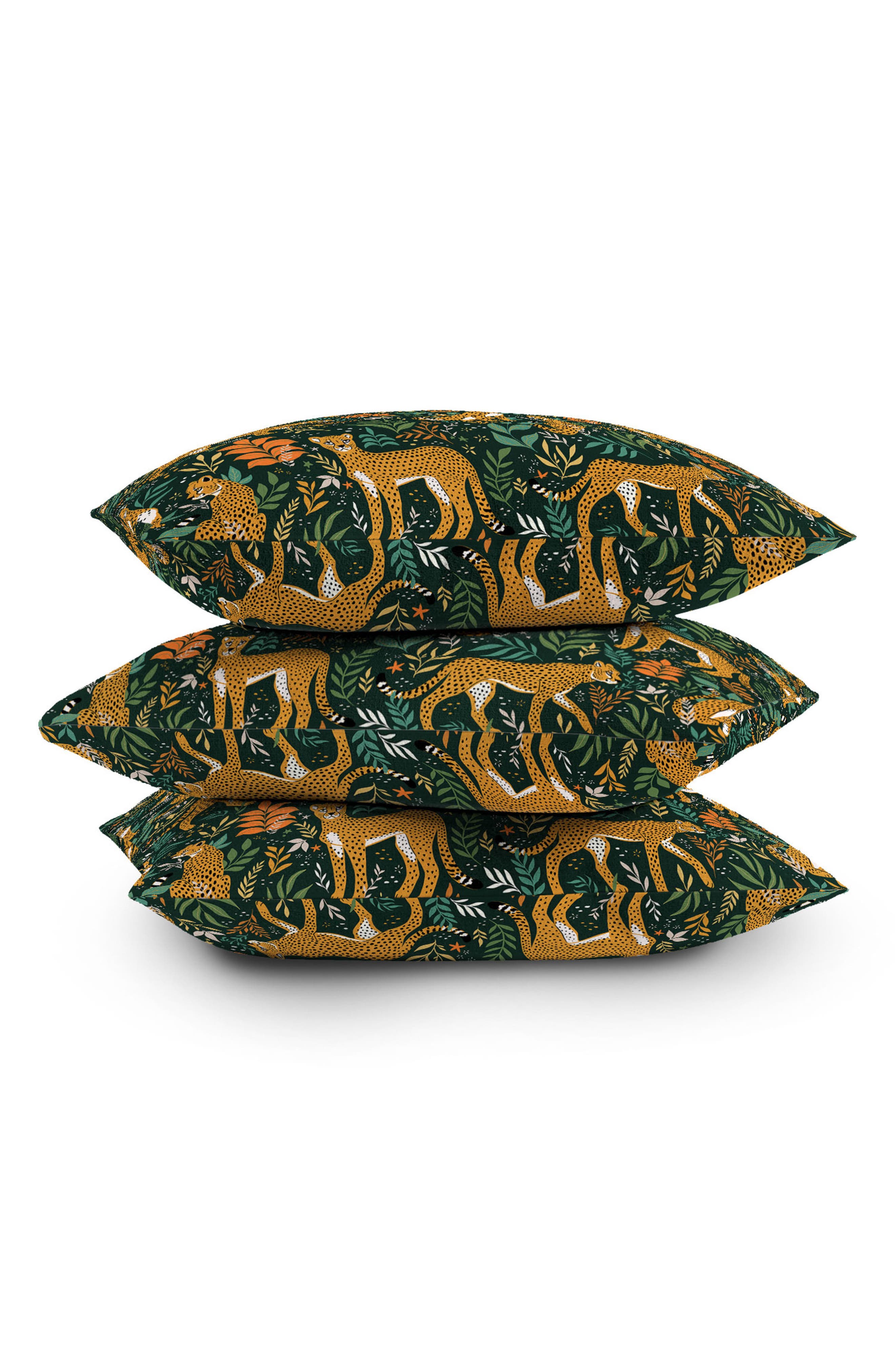 Deny Designs Cheetah Print Throw Pillow