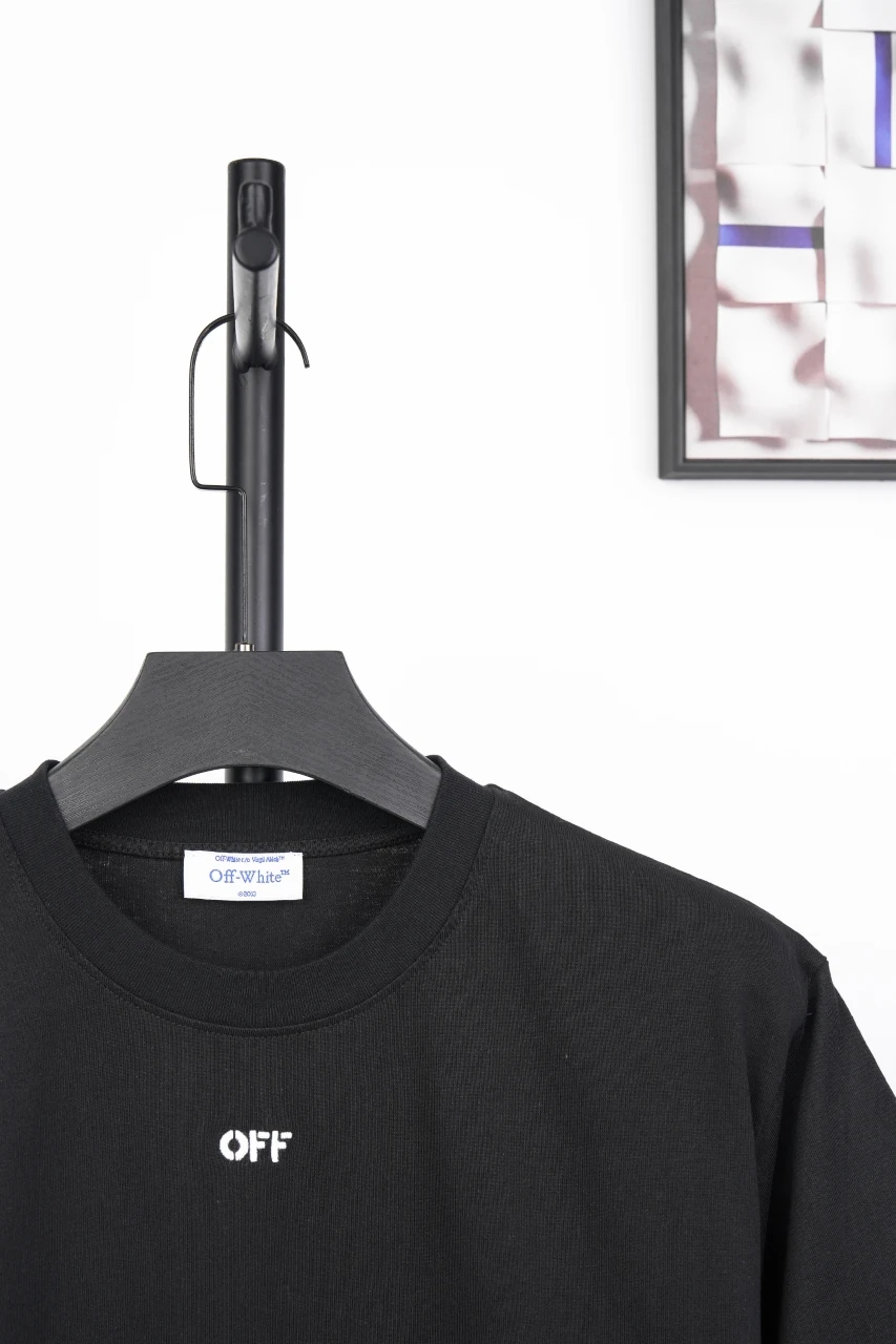 Off-White Black Tonal Arrow Embroidered T-Shirt product photo from LabelPicks